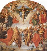Albrecht Durer The Adoration of the Trinity (mk08) oil on canvas